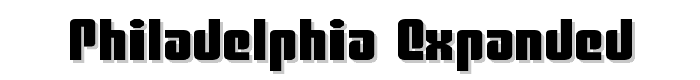 Philadelphia Expanded font